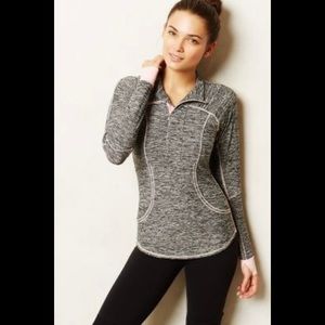 Anthropologie Pure Good Grey/Pink Yoga Jacket